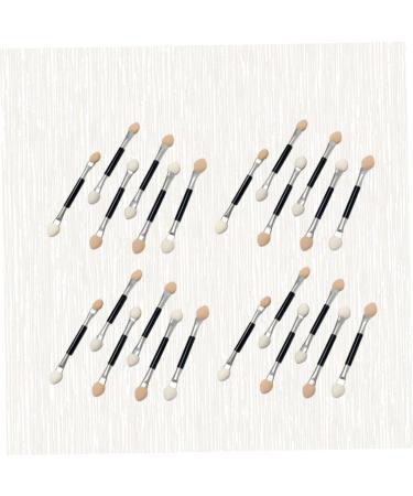 WOONEKY 30pcs Brush Eyeshadow Sponge Tipped Oval Makeup Tool Eye Shadow Applicator Makeup Eyeshadow Brush - Buy Online on SooperMarket.com