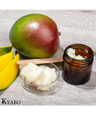 Kyabo 100% Pure Mango Butter Raw Organic & Unrefined - Chemical-Free Natural Skin Moisturizer (5 lb) - Buy Online on SooperMarket.com
