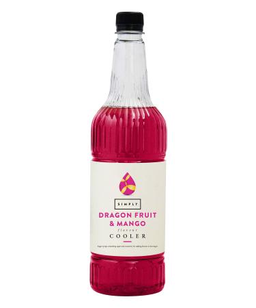Simply Dragon Fruit and Mango Cooler 1 Litre Pink Mango Dragon Fruit Mango 1 l (Pack of 1)