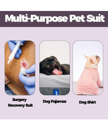 AOKAZI Hunde-Chirurgie-Genesungsanzug Welpen-Katzen-Einteiler f r Ausfallen Hautkrankheiten Wundschutz medizinischer Haustier-Chirurgischer Anzug Hunde-Pyjama (Rosa Medium) M PINK - Buy Online on SooperMarket.com