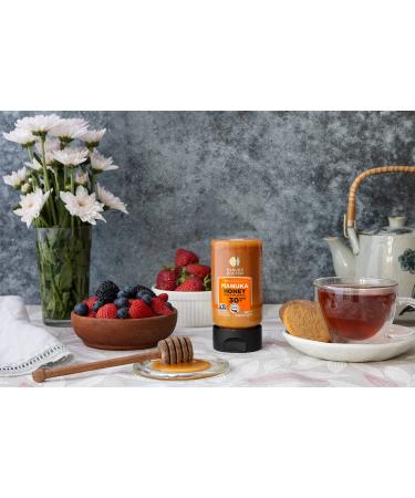 Manuka Doctor MGO 30+ Squeezable Raw Manuka Honey 10.58 oz - Certified Pure New Zealand Honey - Non-GMO - Pack of 1 - Buy Online on SooperMarket.com