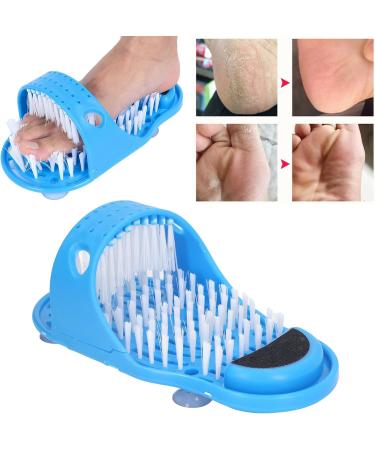 Shower Foot Scrubber for Simple Feet Cleaning Foot Washer for Shower Floor Mat with Suction Cups Removes Dead Skin Improves Relieves Pressure Blue - Buy Online on SooperMarket.com