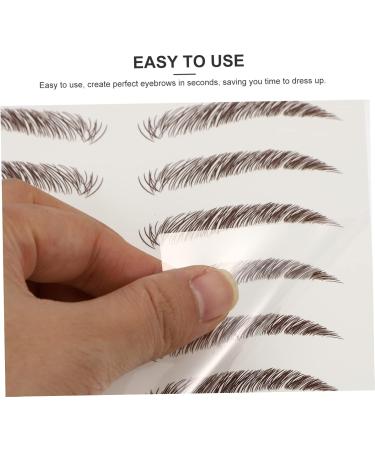 Beavorty 9 Sheets Waterproof Eyebrow Stickers Set Water Proof 6d - Buy Online on SooperMarket.com