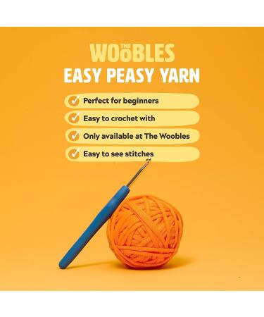 Woobles Beginners Crochet Kit with Easy Peasy Yarn - Step-by-Step Video Tutorials - Fred The Dinosaur - Buy Online on SooperMarket.com