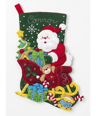 Bucilla Santa's Sleigh Stocking Kit - Multicolor - Buy Online on SooperMarket.com