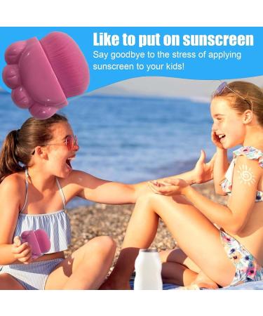 1 Piece Sun Cream Sponge Applicator solar buddy Sunscreen Applicator For Kids Sun Cream Applicator For Back Sun Buddy Makeup Brush Suntan Lotion Make Up Brushes - Buy Online on SooperMarket.com