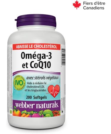 Webber natural Webber Naturals COQ10 Omega 3 (200 Softgels) 200 Count - Buy Online on SooperMarket.com