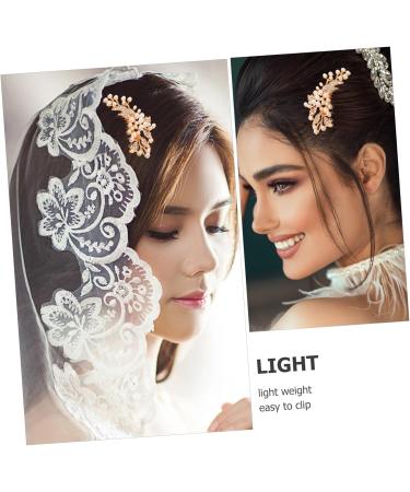 Gogogmee Rhinestone Hair Clips Hair Comb Clip Hair Side Comb Wedding Hair Accessories Hair Comb for Women Rhinestone Side Comb Pearl Hair Comb Hair Accessories for Women Tiara Rhinestones - Buy Online on SooperMarket.com