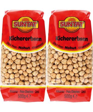 SUNTAT Chickpeas pack of 2 (2 x 500 g pack)