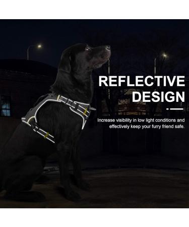 Fida Dog Harness No Pull with Handle Heavy Duty Dog Pack Hound Dog Saddle Bag Backpack for Travel Camping Hiking Small Dog with 2 Hidden Side Pockets (S Black) Small (Neck:34-48cm Chest:44-54cm) Black - Buy Online on SooperMarket.com