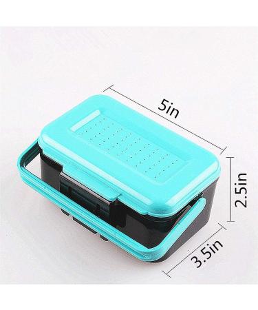 Toasis Fishing Live Bait Box Worm Storage Container Plastic Case with Tweezer Blue-2pcs - Convenient Fishing Bait Organizer - Buy Online on SooperMarket.com