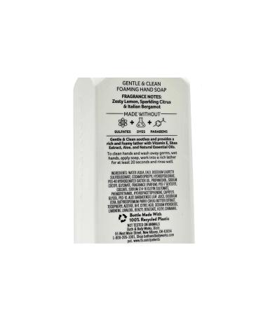 Bath and Body Works Kitchen Lemon Foaming Hand Soap - 8.75 oz (2-Pack) - Buy Online on SooperMarket.com