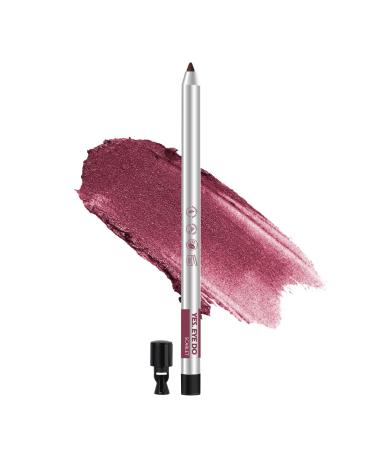 YES.EYE DO Gel Eyeliner Waterproof Smudgeproof Retractable Eyeliner Gel with built-in sharpener Colored Glitter Eyeliner Highly Pigmented and Creamy (Scarlet)