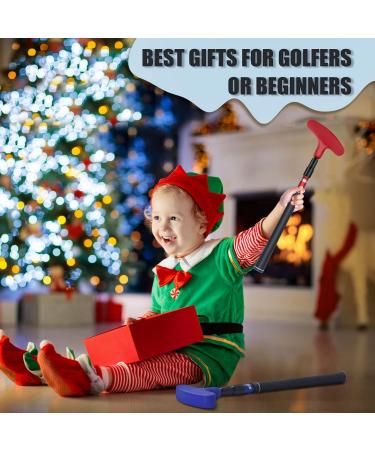 ToVii Golf Putter 2-Pack | Adjustable Mini Golf Putter for Kids & Adults | Two-Way Right or Left Handed | Junior Golf Clubs with Premium Grip | Blue+Red - Buy Online on SooperMarket.com