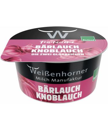 Weißenhorner Milch Manufaktur Bioland FreshCream Wild Garlic-Garlic (6 x 150 gr)