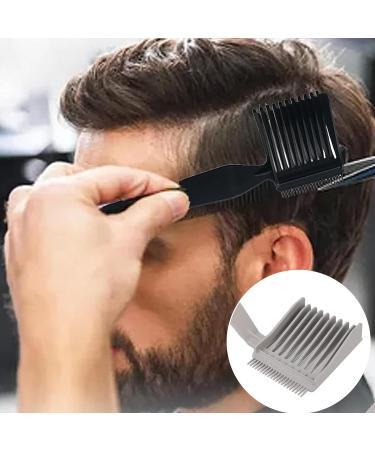 2 Pcs Blend Fade Comb Set | Anti-static Heat Resistant Barber Combs for Fades | Hair Salon & Styling Tools (Black/Grey) - Buy Online on SooperMarket.com