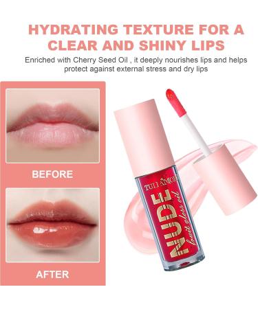 LOPHE 4Pcs Plumping Lip Oil Kit Makeup Lip Gloss Set Fruit-Flavored Lip Care Oil Long Moisturizing Lip Gloss Tinted Lip Oil Non-Sticky FInish High-Shine Hydrating Light Clear Liquid Lipsticks 4PCS-C - Buy Online on SooperMarket.com