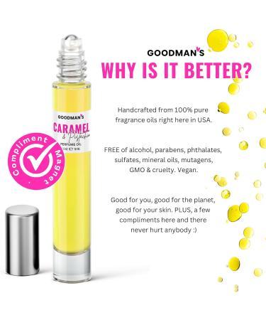 Goodman's Women Perfume Roll-On Fragrance Oil Long Lasting Luxury Rollerball Mini Perfume Alcohol Free 10ml (Vanilla Coconut) - Buy Online on SooperMarket.com