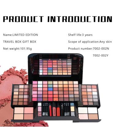 Buy Multifunction Makeup Set - 90 Color Palette with Mirror Eyeshadows Powder & Lip Colors for Women - Perfect Full Kit - Buy Online on SooperMarket.com