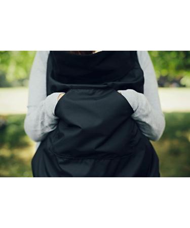 BundleBean Babywearing Fleece Lined Cover - Waterproof Sling and Carrier Cover | All-Weather Protection | Plain Black - Buy Online on SooperMarket.com