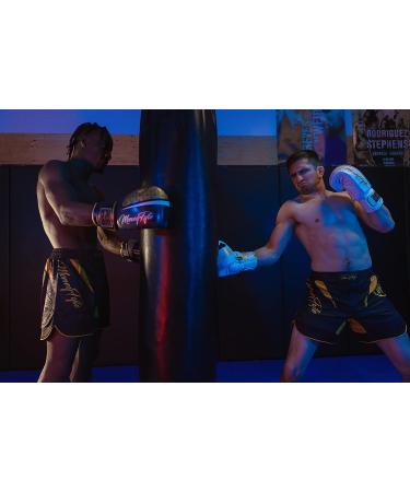 MoneyFyte Black/Gold Boxing Gloves 16 oz for Men & Women - Ideal for Boxing, Kickboxing, Muay Thai, MMA Training & Sparring - Buy Online on SooperMarket.com