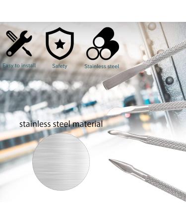 1 Set of 4 Removal Tool for UV Manicure Cuticle Cutter (4 Pieces Silver) - Buy Online on SooperMarket.com