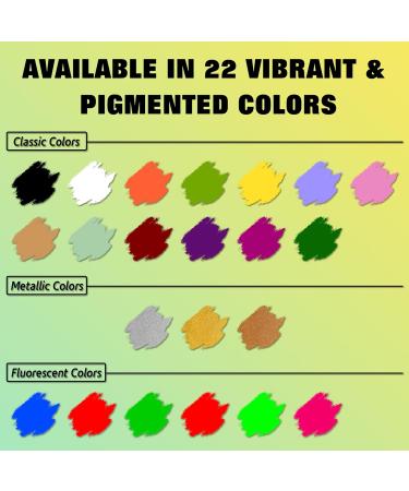 CCbeauty 22 Color Face Body Paint Kit - Halloween Neon Face Painting Set with UV Glow and Classic Colors - SFX Cosplay Makeup Palette with Brushes - Buy Online on SooperMarket.com