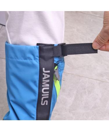 Jamuils Waterproof Gaiters for Kids - Adjustable Breathable Leg Protection for Snow Hiking Hunting & Skiing - Blue - Buy Online on SooperMarket.com