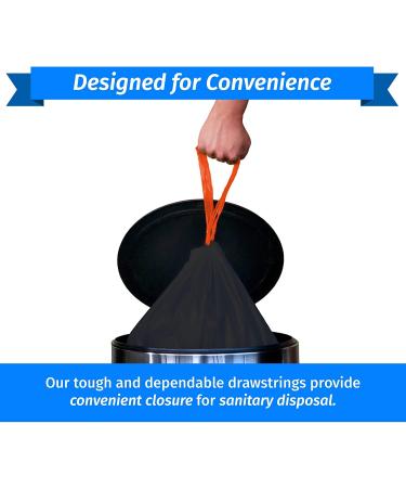 Reli 33 Gallon Trash Bags Drawstring - 150 Count, Black | Heavy Duty Garbage Bags - Large 33 Gal Capacity - Buy Online on SooperMarket.com
