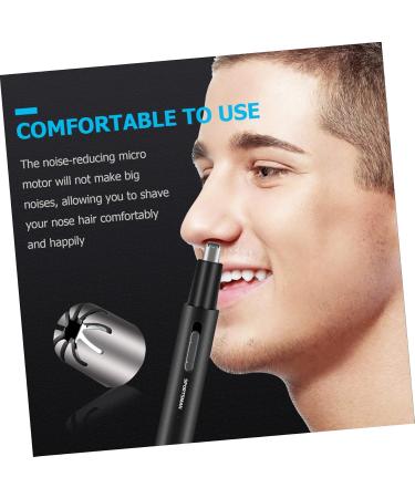 FOMIYES Electric Nose Hair Trimmer & Face Shaver for Men - Rechargeable Personal Care Device - Compact & Efficient Razor Cleaner - Black 13x1.6cm - Buy Online on SooperMarket.com