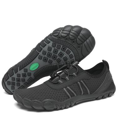 SAGUARO Unisex Barefoot Bathing Shoes Water Shoes Quick Drying Thick Sole Non-Slip Breathable SIZE 36-48 40 EU Black