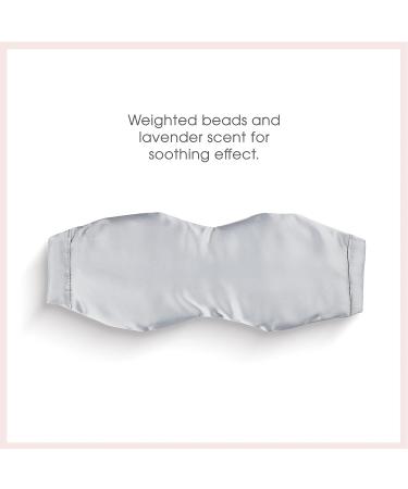 Conair Lavender-Scented Weighted Eye Mask for Sleep | Satin Eye Mask with Storage Pouch - Buy Online on SooperMarket.com