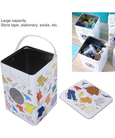 Tin Laundry Detergent Powder Storage Box - Cute and Unique Household Organizer - Buy Online on SooperMarket.com