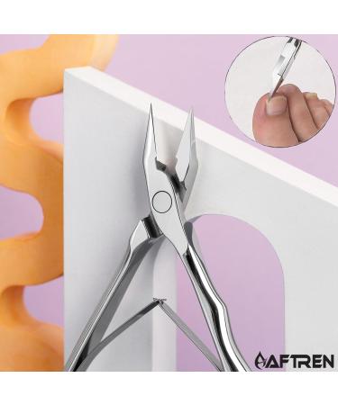 Professional nail nippers Soft Thin ingrown nails 16 mm blade Special pedicures Stainless steel Manual sharpening Curved - Buy Online on SooperMarket.com