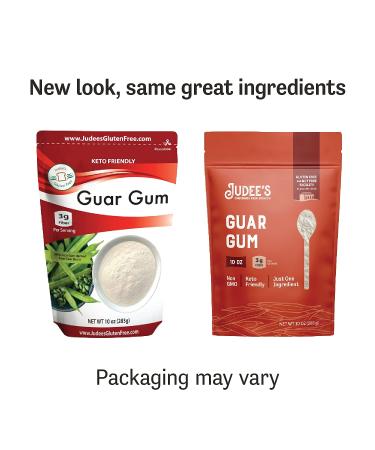 Judees Guar Gum Powder 10oz - Keto-Friendly, Gluten-Free, Nut-Free - 100% Pure Derived from Guar Beans - Low Carb Thickener - 3g Dietary Fiber - Pack of 1 - Buy Online on SooperMarket.com