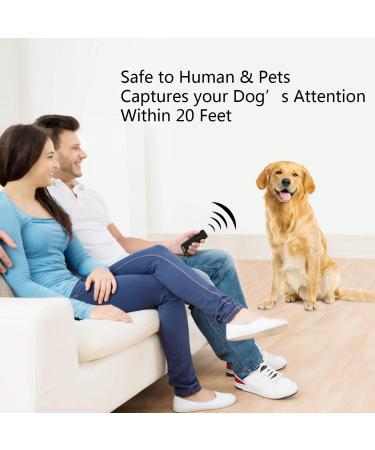 LED Ultrasonic Dog Repeller and Trainer Device 3 in 1 Anti Barking Stop Bark Handheld Dog Training Device (Black) - Buy Online on SooperMarket.com