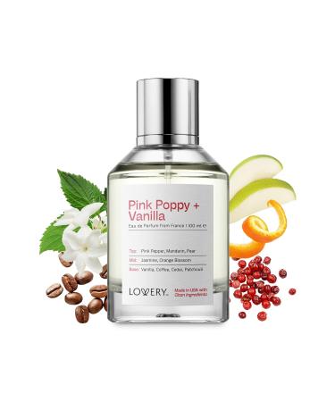 Valentines Day Pink Poppy & Vanilla Perfume for Women 100ml Clean Fragrance Perfumes for Womens Long Lasting Vegan Natural Ingredients Vanilla Coffee Patchouli Birthday Gifts for Mom Wife USA Clean Pink Poppy and Vanilla - Buy Online on SooperMarket.com