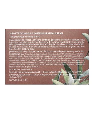 Edelweiss Flower Hydration Cream - Deep Moisture & Revitalizing Skincare | International Shipping Available - Buy Online on SooperMarket.com