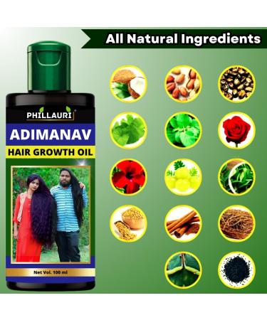 Herbal Hair Oil - Pure Adivasi Formula for Hair Growth & Fall Control | International Shipping - Buy Online on SooperMarket.com