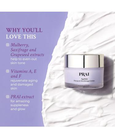 PRAI Beauty Ageless Throat & Decolletage Day Creme 15ml - Youthful Skin Solution - Buy Online on SooperMarket.com