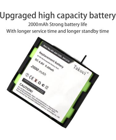 Replacement Ni-MH Battery for Compex 4H-AA1500 - Compatible with Sport Elite Elite 2.0 Performance Models - 4.8V 2000mAh - Buy Online on SooperMarket.com