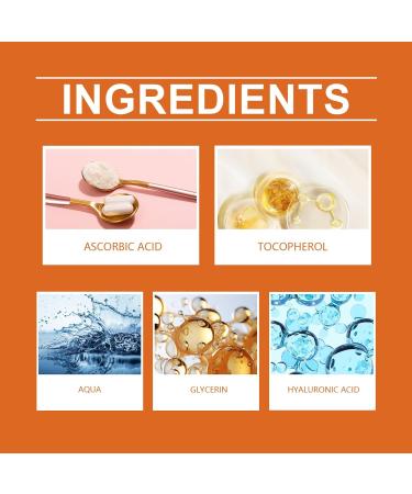 Vitamin C Face Serum Vitamin C Serum for Face Face Moisturizer for Women Vitamin C Brightening Serum Anti Wrinkle Serum Hydrating Serum Dark Spot Remover Glowing Skin Elasticity - Buy Online on SooperMarket.com