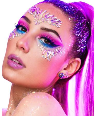 Holographic Purple Body Glitter Gel - Long Lasting Chunky Sequins for Singer Concerts & Festivals - 52g - Buy Online on SooperMarket.com