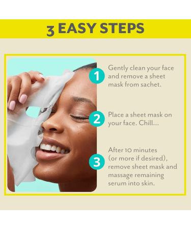 Patchology Brightening Face Masks with Vitamin C - Illuminate Skin Tone & Radiance | Best Sheet Masks for Men & Women (2 Count - Buy Online on SooperMarket.com