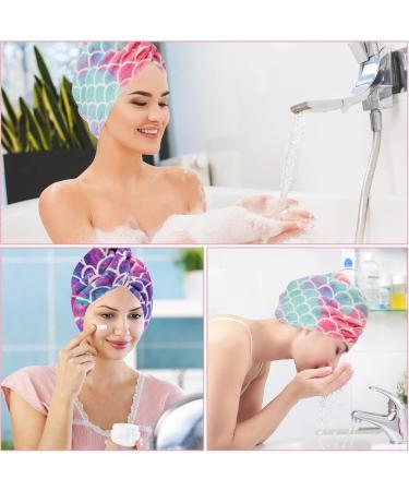 Cerulentree Hair Drying Cloth Wrap - 2 Packs Super Absorbent Hair Turban Towel for Women - Fast Drying Head Wrap for Smooth & Curly Hair - Buy Online on SooperMarket.com