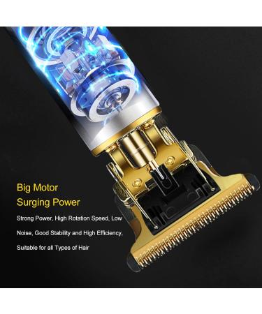 Professional Cordless Hair Clippers for Men - Rechargeable USB Adjustable Trimmer Set for Home Salon & Barbershop - Buy Online on SooperMarket.com