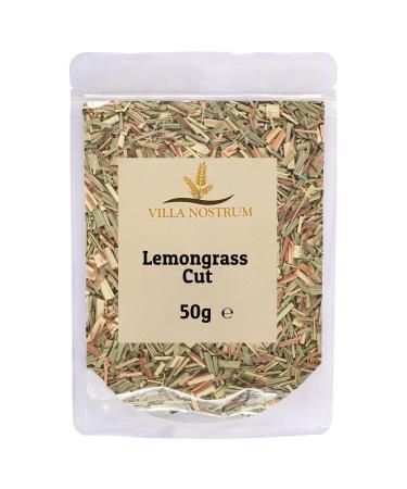 Dried Lemongrass Cut 50g by Villa Nostrum