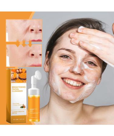 Turmeric Facial Cleanser - Foaming Face Wash for Deep Cleansing & Hydration | Suitable for All Skin Types - 1PCS - Buy Online on SooperMarket.com