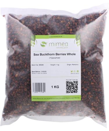 Sea Buckthorn Berries Whole 1kg - Buy Online on SooperMarket.com