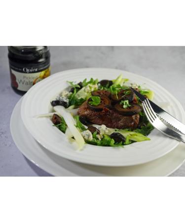 Opies Pickled Walnuts 390 g Harvested before shell formulation cooked & marinated in a special malt vinegar. Serve with cheese cold meats or as an ingredient in casseroles & salads. - Buy Online on SooperMarket.com